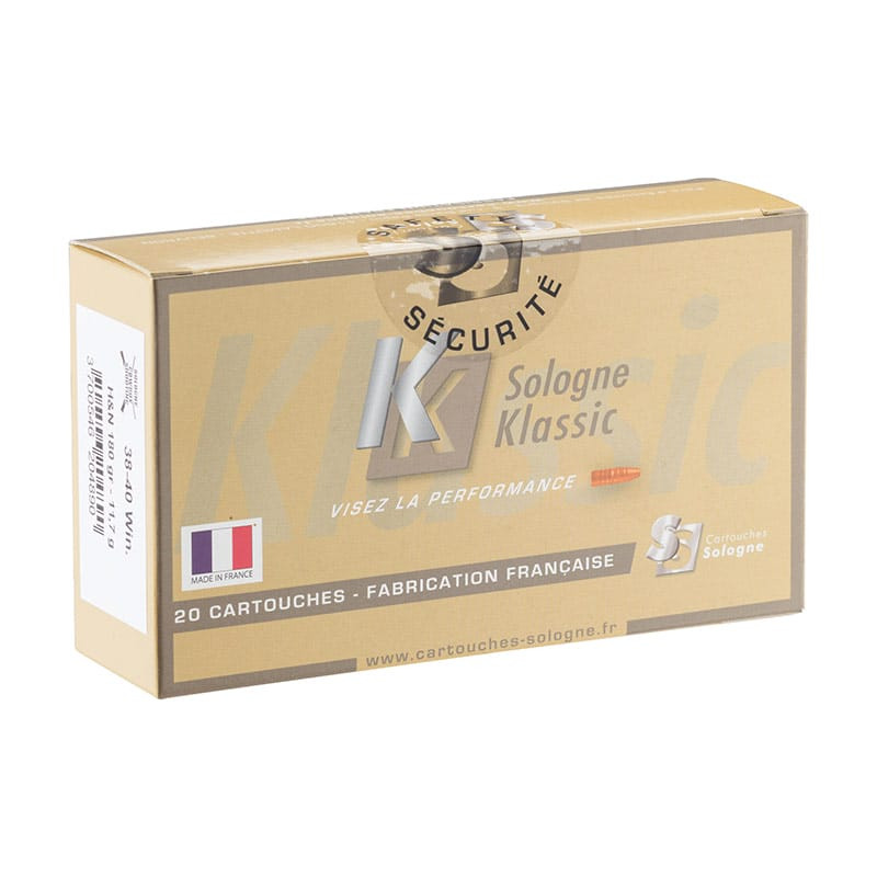 Cartouches SOLOGNE Western.38-40 Win