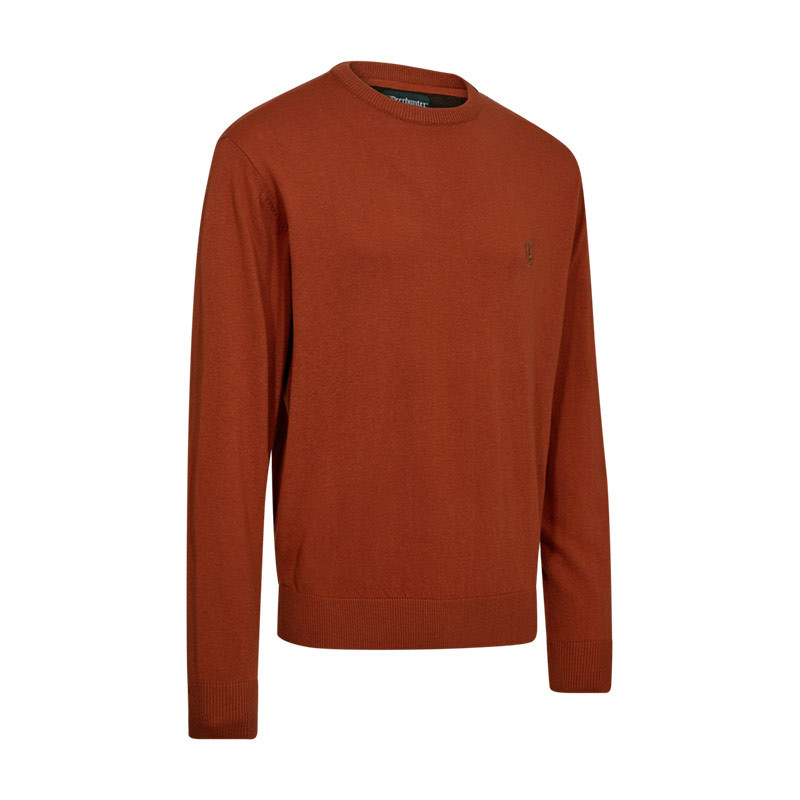 Pull en Tricot à Col Rond DEERHUNTER Harrington