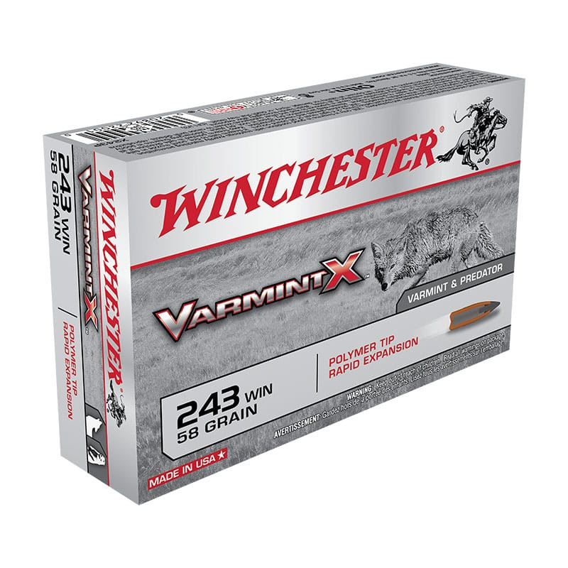 Munitions WINCHESTER Varmint X 243Win