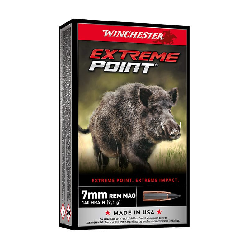 Munitions WINCHESTER Extreme point 7mm Rem