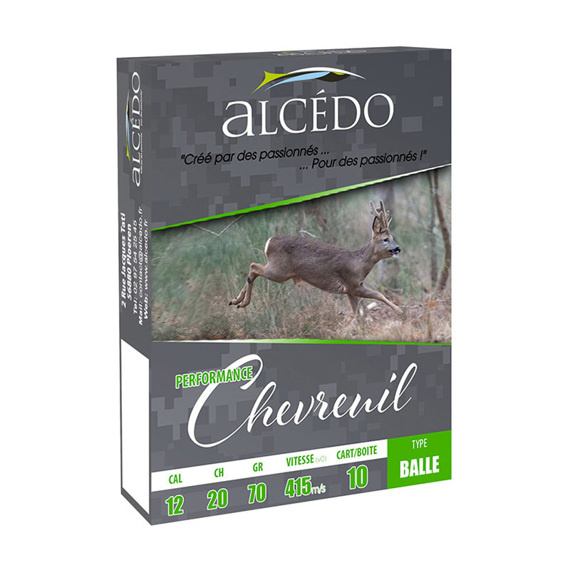 Cartouches ALCEDO Chevreuil - BJ - Cal.20