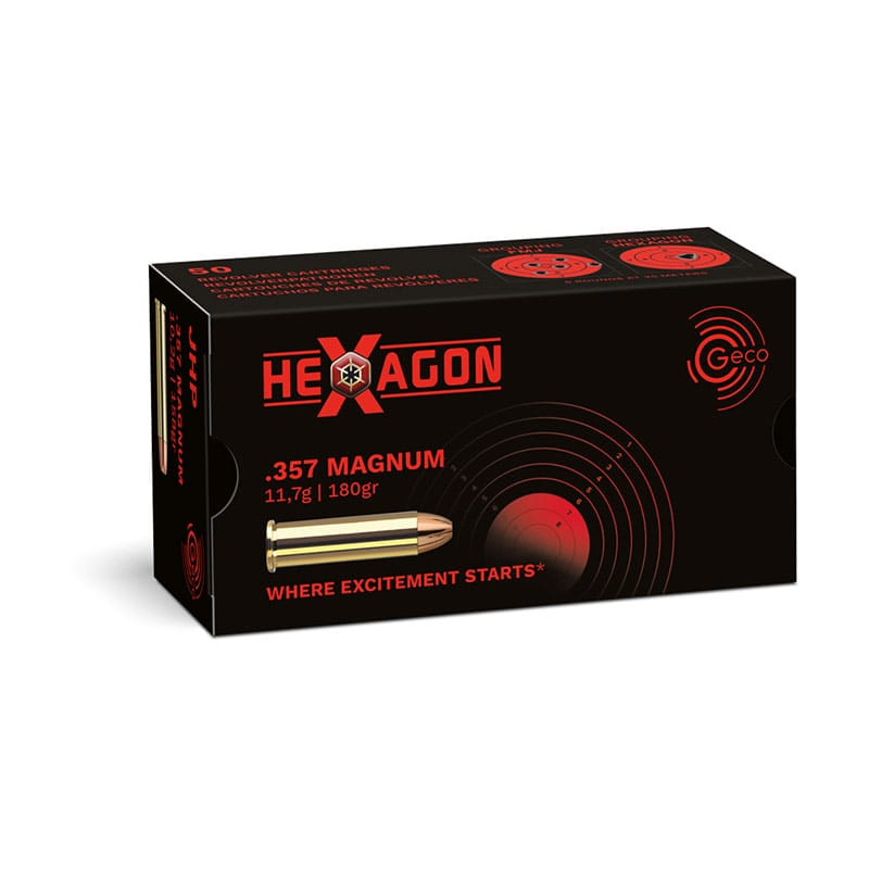 Munition GECO Hexagon Cal.357 Magnum