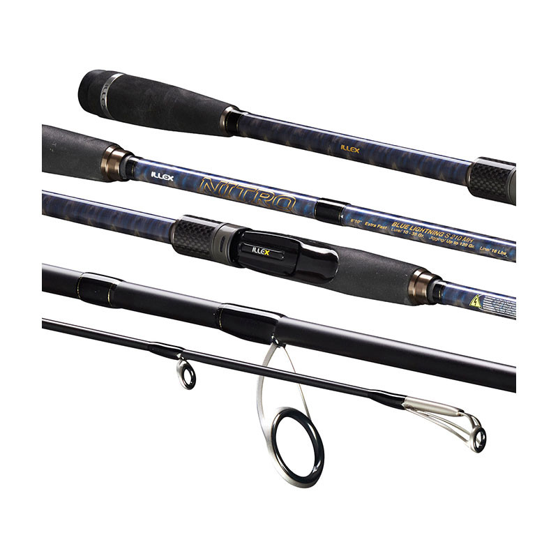 Canne Spinning Illex Nitro S 210 MH Blue Lightning