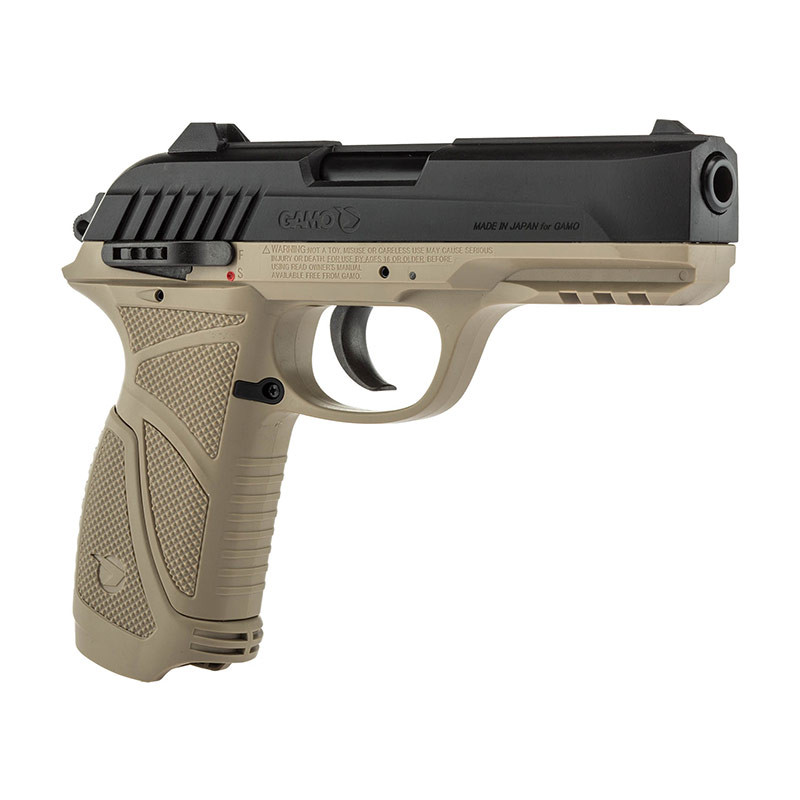 Pack Pistolet à Air Comprimé GAMO PT85 Desert Blowback 4.5mm