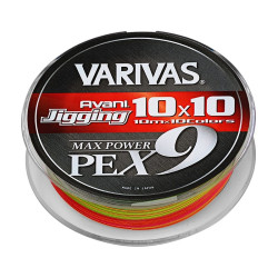 Tresse VARIVAS Jigging 10X10 Max Power PE X9