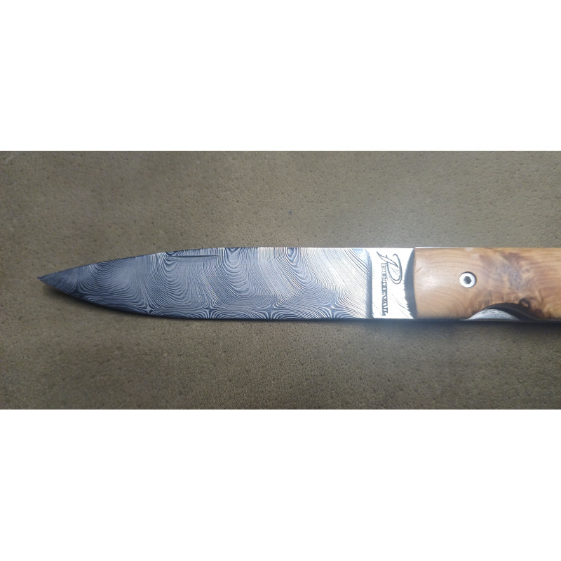 Couteau PERCEVAL Le Français Lame Damas