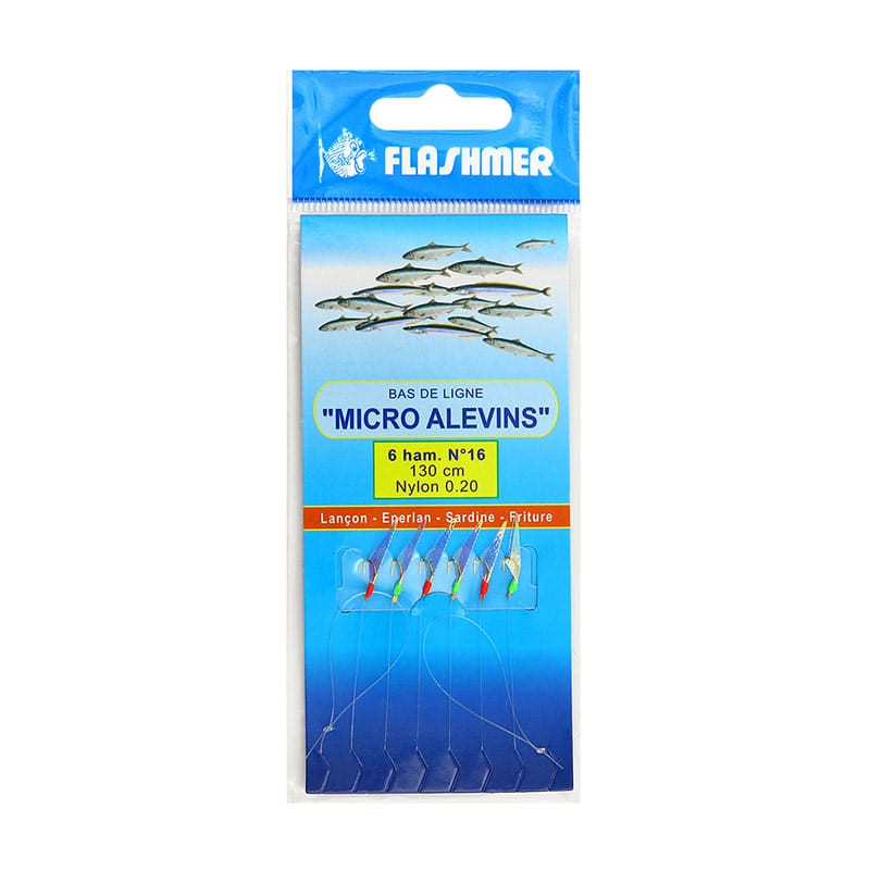 Bas de ligne FLASHMER Micro Alevins - 6 ham.