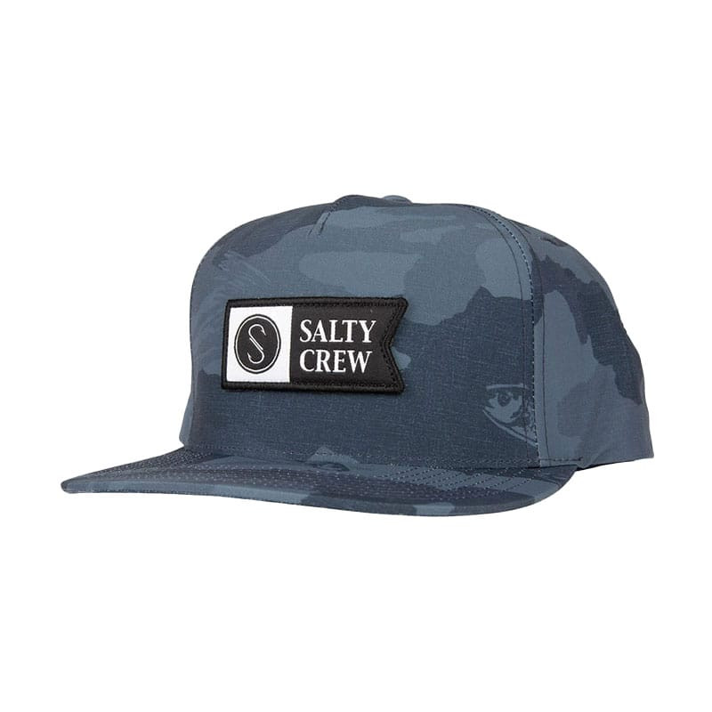 Casquette SALTY CREW Alpha Tech 5 Panel Black / Camo