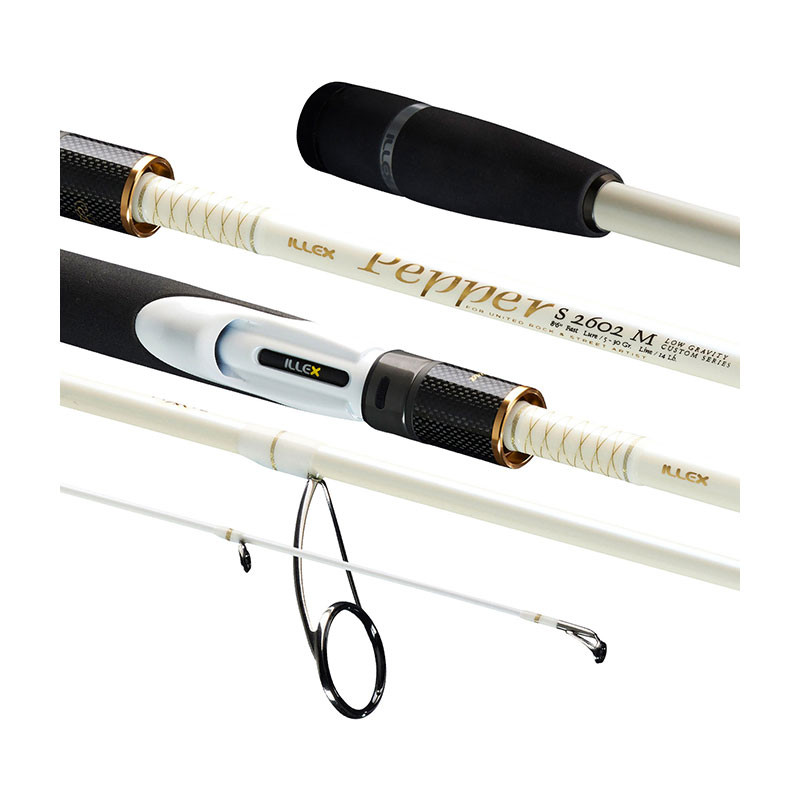 Canne Spinning Illex Pepper X5 S 2602 M Silver Bullet