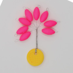 perle flottante ovale ø 7 mm