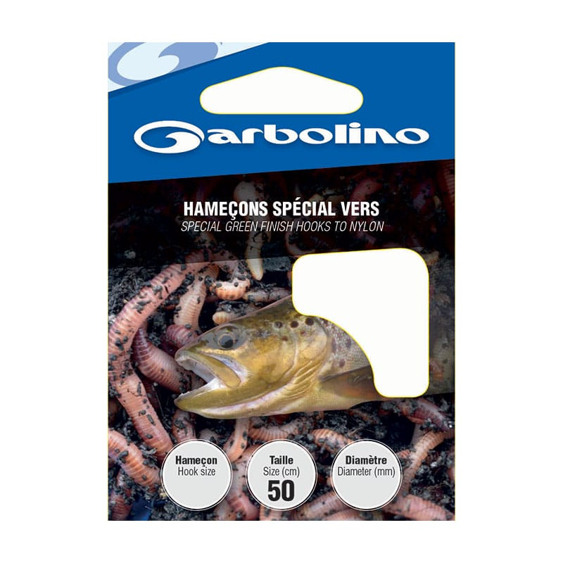Hameçon monté GARBOLINO Truite Special Vers