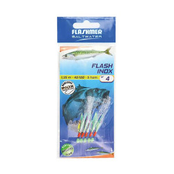 Bas de ligne FLASHMER Flash'inox - 5 ham.