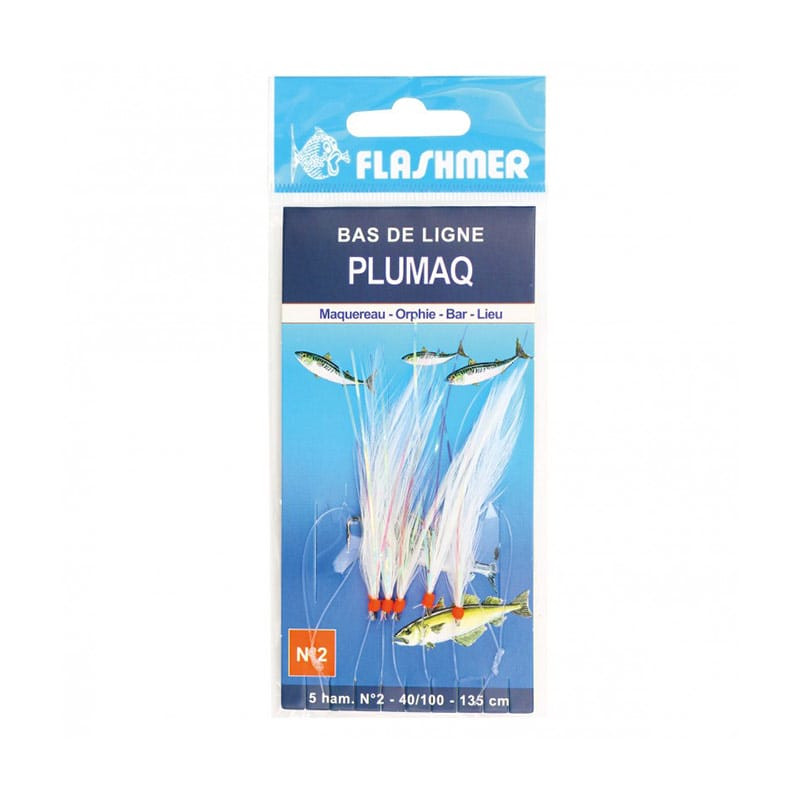 Bas de ligne FLASHMER Plumaq - 5 ham.