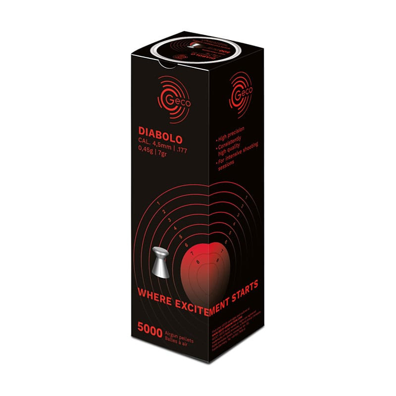 Plombs GECO Plomb Diabolo 4,5mm