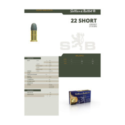 Cartouches SELLIER & BELLOT Cal.22 Short